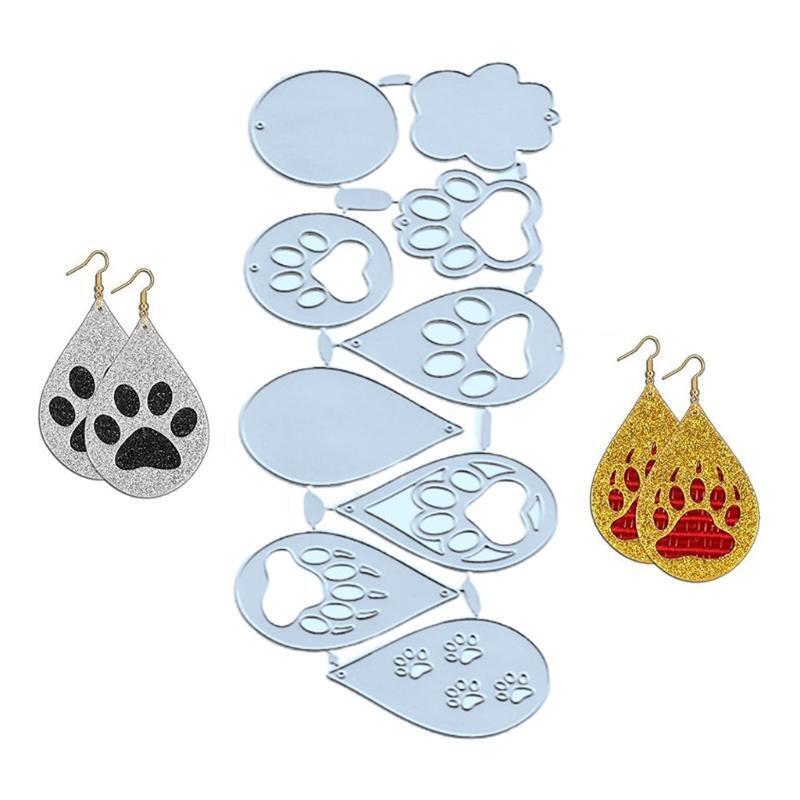 Earring Craft Die Mold Stencil For DIY Scrapbook Embossing Cutting Dies Template