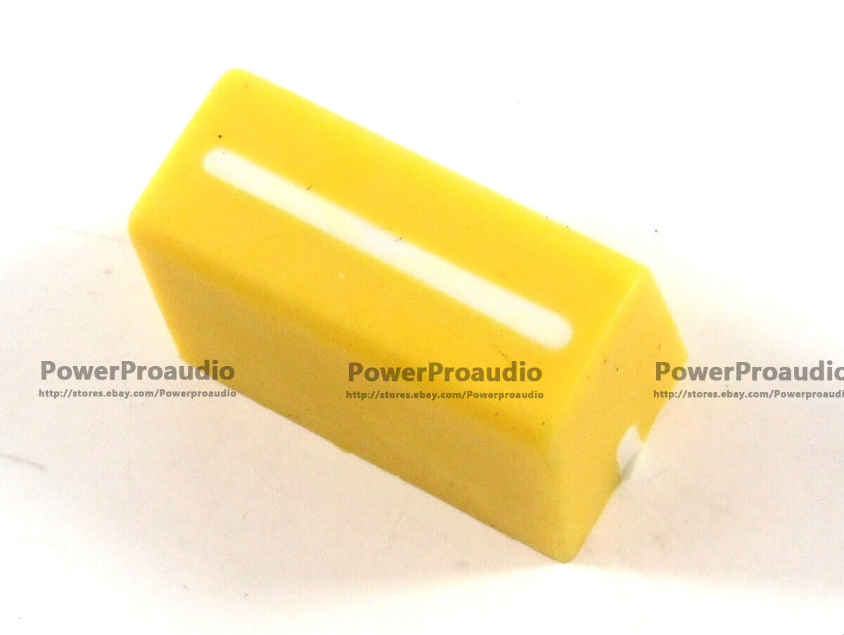 2pc New Channel Crossfader Fader Cap Knob For RANE 56 RANE TTM56 TTM 56s(Yellow)