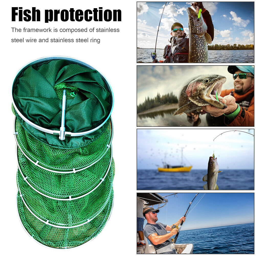 Fishing Net Fish Trap Crayfish Basket Carp Fishing Accessories (25-2.5m)