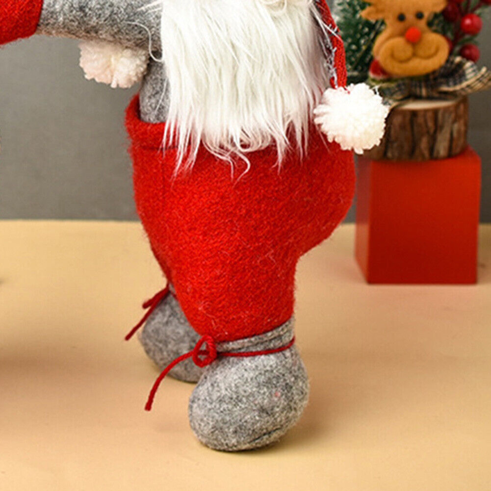 Christmas Santa Gnome Curtain Buckle Home Hotel Xmas Tree Pendant (Grey)