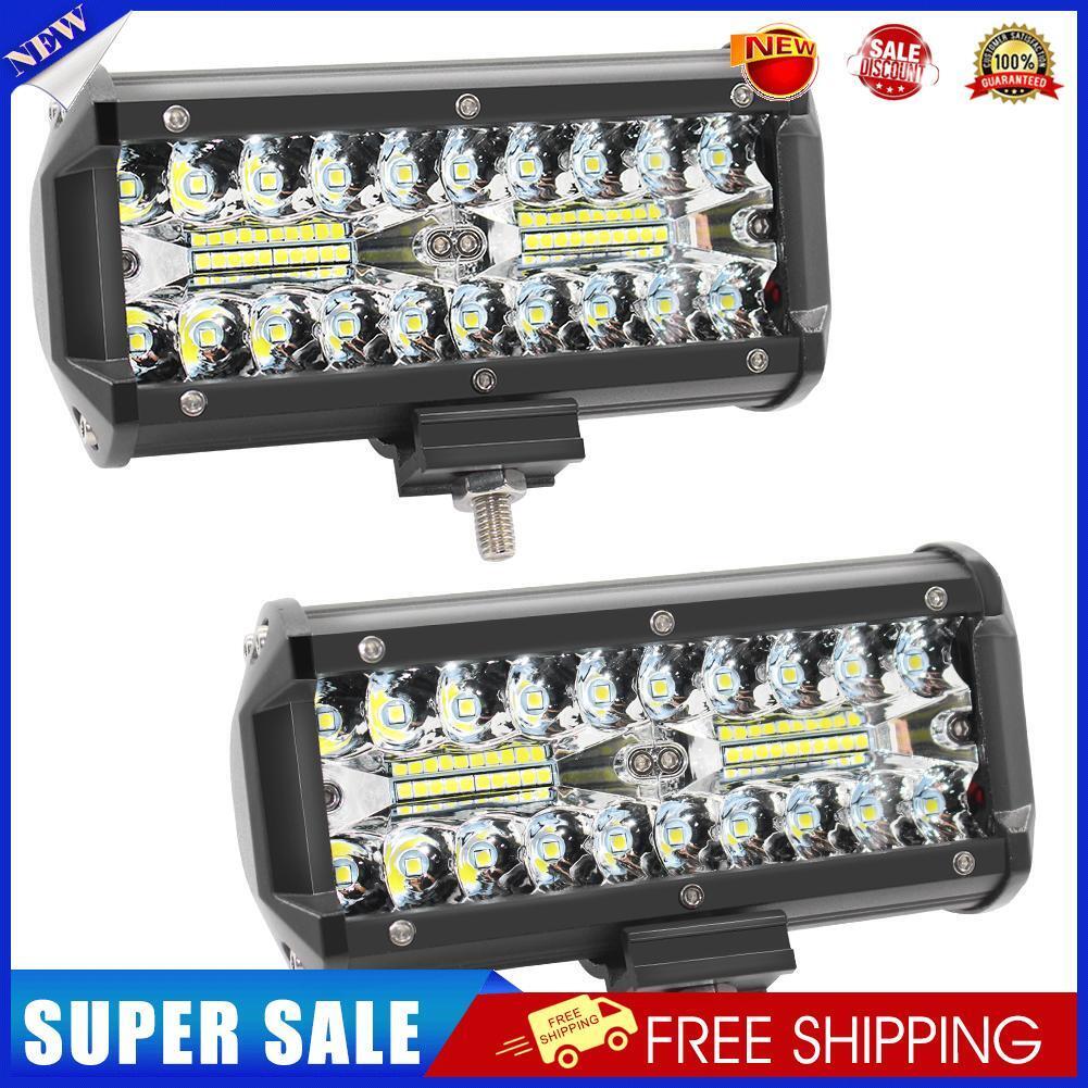 1 Pair 6.5 inch 400W LED Work Light Bar Waterproof Offroad Driving Fog Lamp
