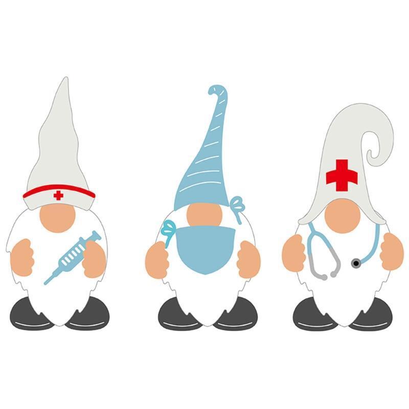 Three Doctor Gnome Dwarf Carbon Steel Cutting Dies DIY Scrapbooking Photo Album