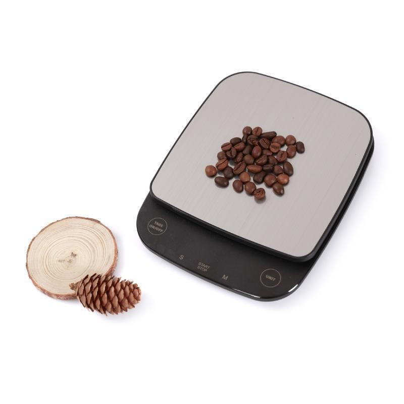 Multifunctional Electronic Scale Coffee Scale Stainless Steel Scale 3kg/ 0.1g