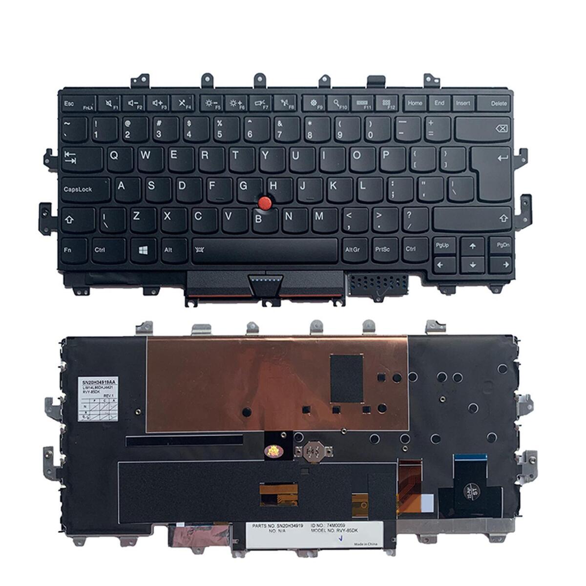 with Backlight Laptop Keyboard, US / United States Layout Black English for