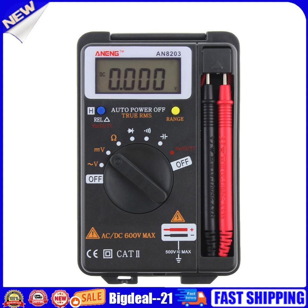 ANENG AN8203 DMM Integrated Handheld Pocket Mini Digital AC/DC  Multimeter