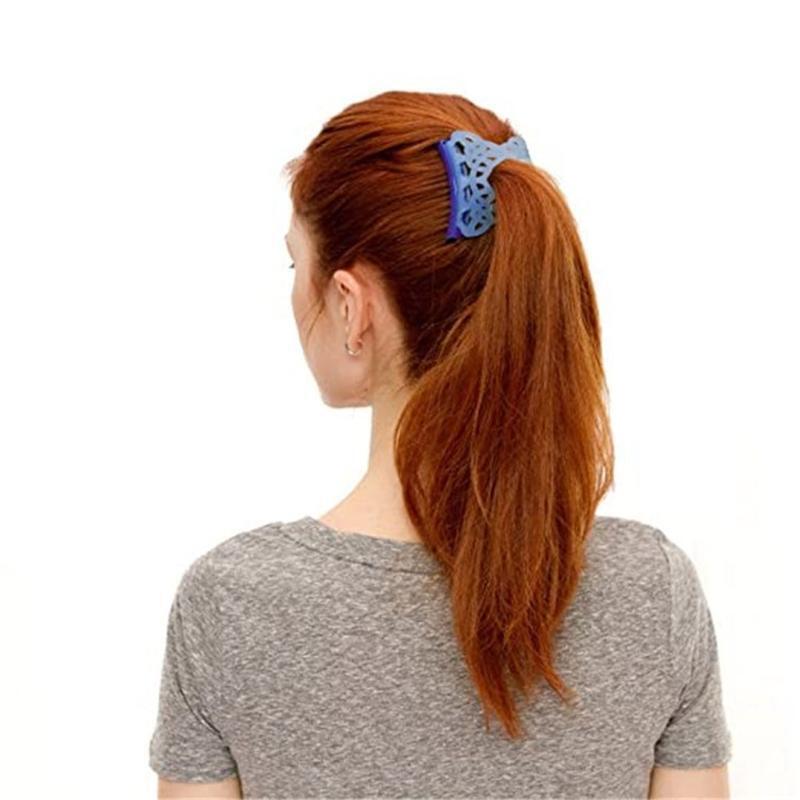 4 Colors Women Stretchy Double Comb Hair Clip Banana Hair Clips Kit Adjustable