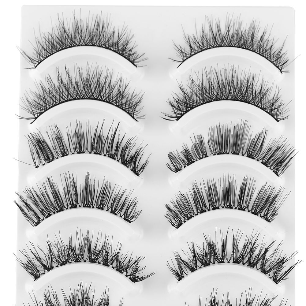Wispies Thick Long False Eyelashes Natural  Lashes Eye Lashes Extension