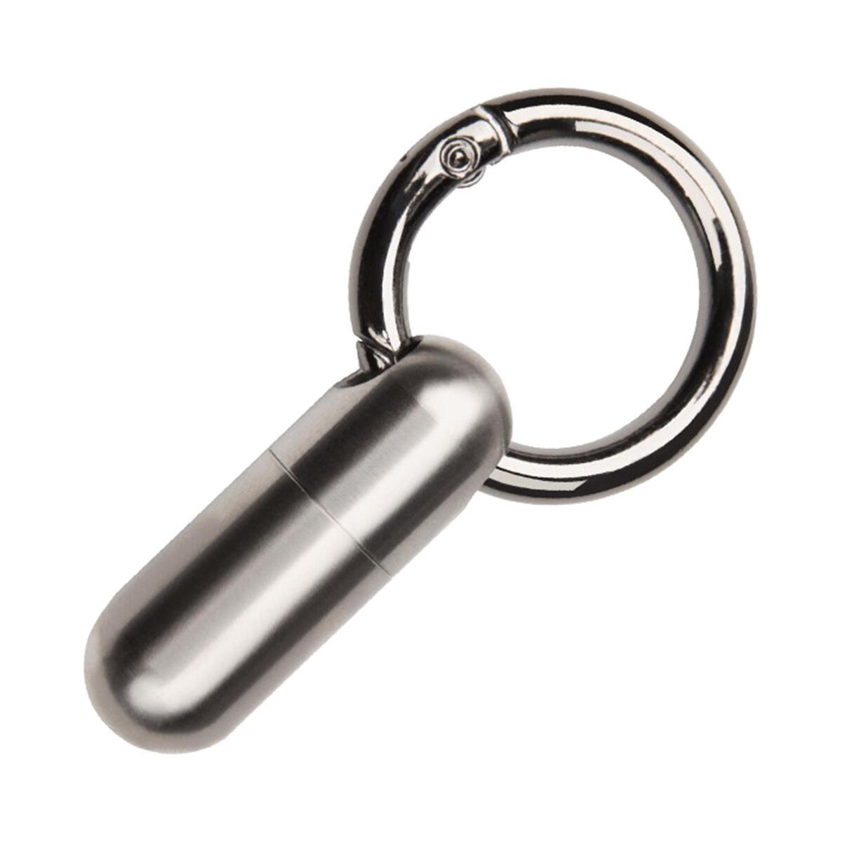 4Pcs Waterproof Pill Container Keychain Holders Bottle Container Titanium