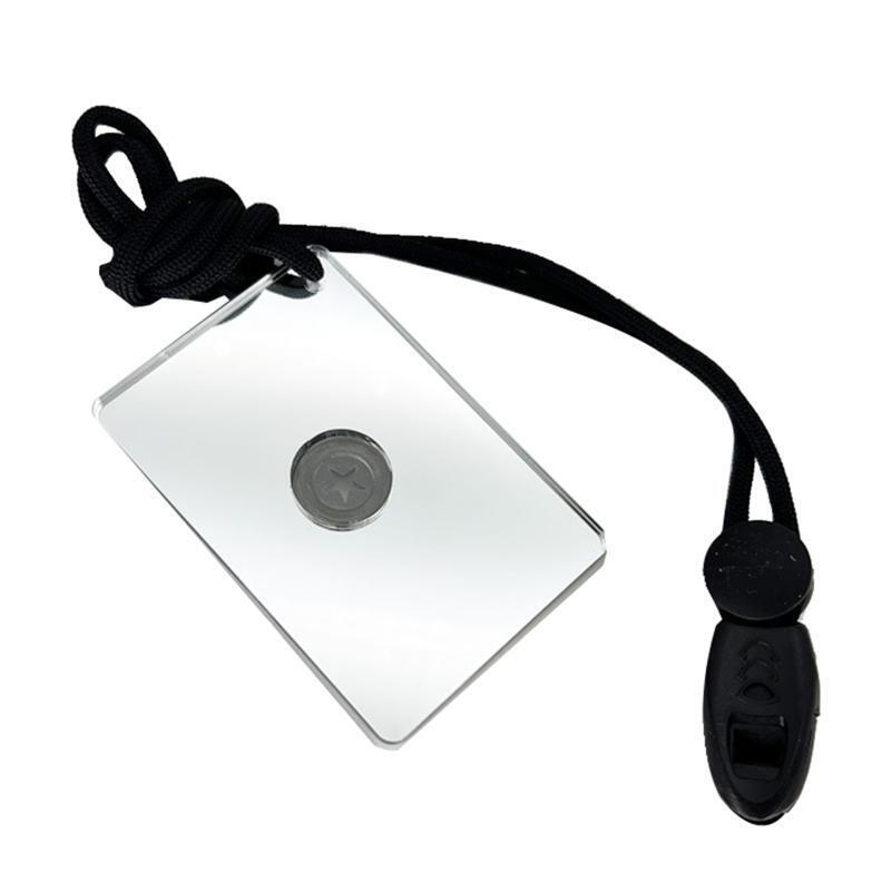 Signal Mirror Survival Mirror Portable Camping Mirror Emergency Signaling Mirror
