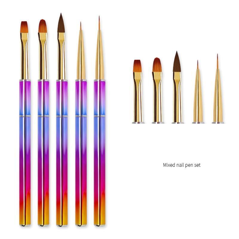 5pcs Makeup Brushes Tool Set Cosmetic Powder Eye Shadow Foundation Blush