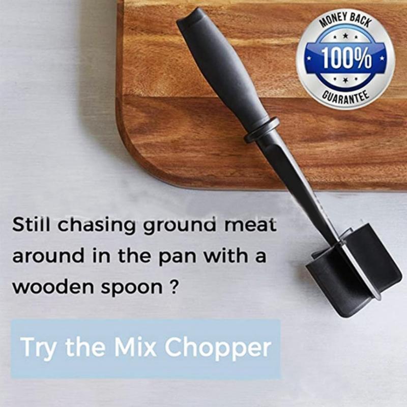 Multifunction Heat Resistant Meat Masher Nylon Hamburger Chopper Ground Utensil