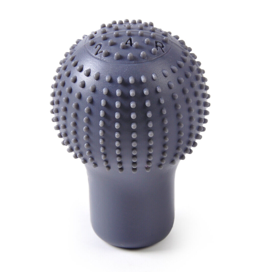 Grey Car Round Silicone MT Gear Shift Knob Lever Cover Protect Antislip Li