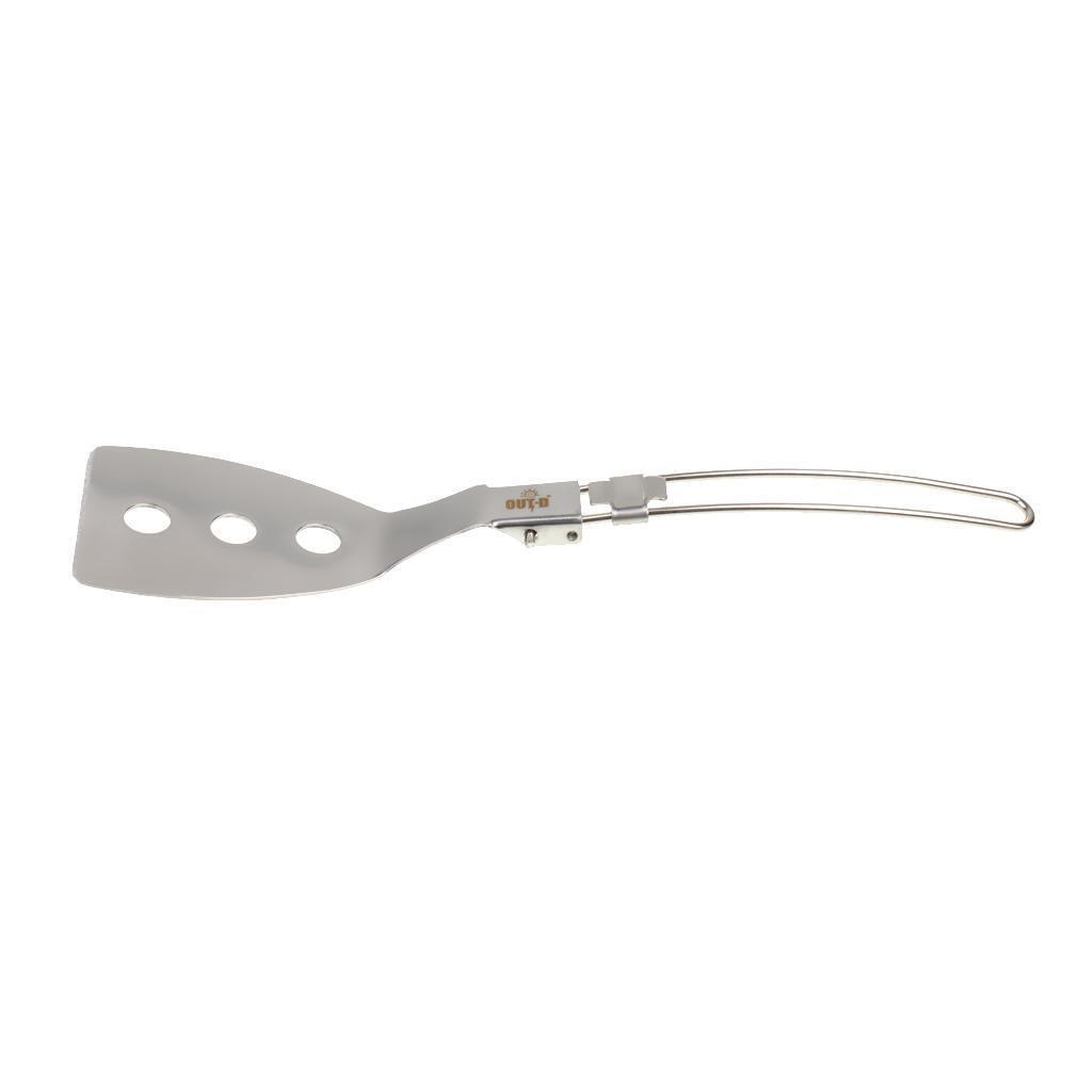 Folding Outdoor Spatula Cooking Supplies Food Turner for Camping Hiking