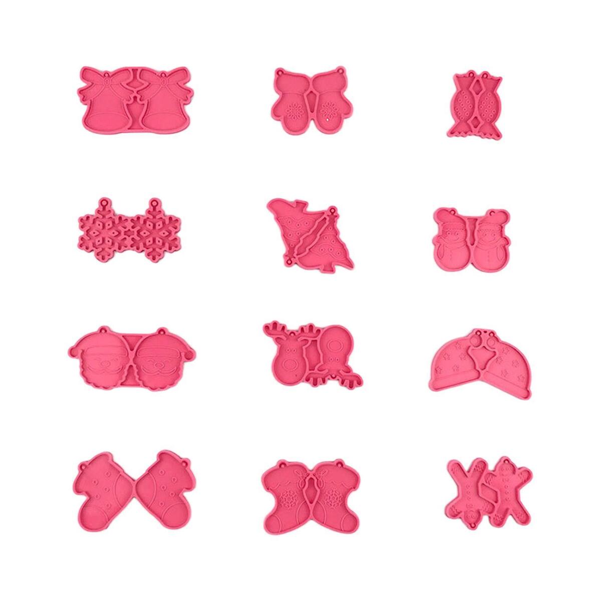 12x Silicone Earrings   Tools Creative Casting Set Molds for Making Crafts