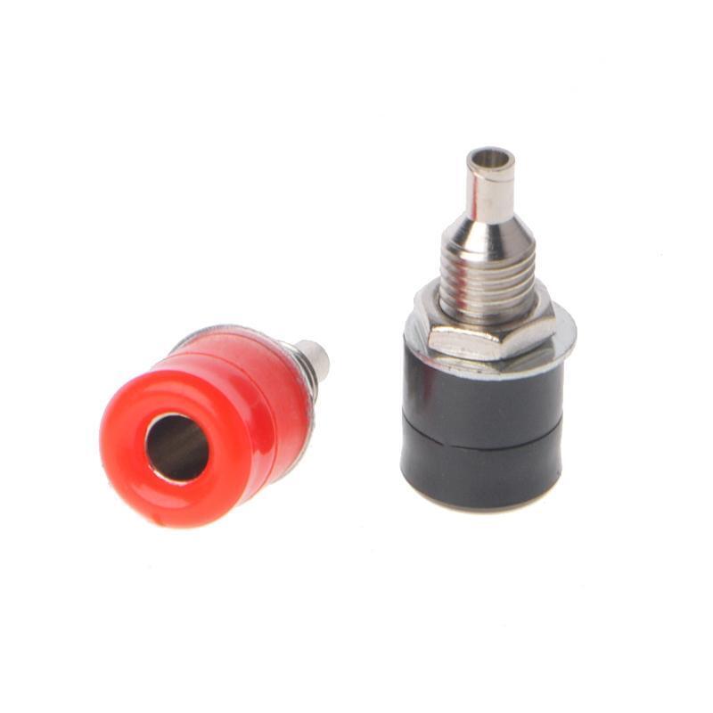 10 Pcs 4mm Female Banana Plug Socket Connector Binding Post Amplifier Terminal
