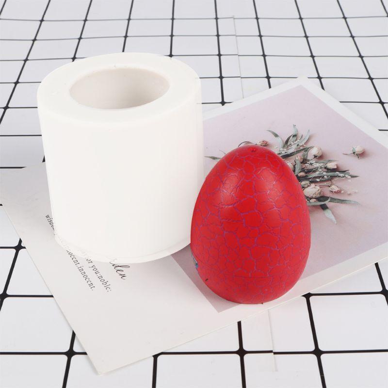 Silicone Mold Dinosaur Eggs Shape Fondant Mould DIY Handmade Soap Epoxy Molds