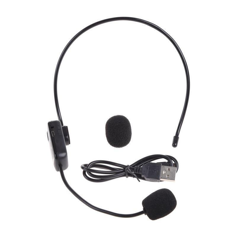 Head Wear Mic FM Wireless Microphone For Radio Loudspeaker Tour Guide Teaching