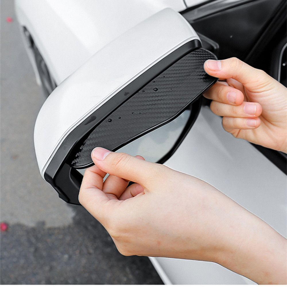 Plate Rainproof Rear View Mirror Universal Car Rain Cover Back Eyebrow Cover