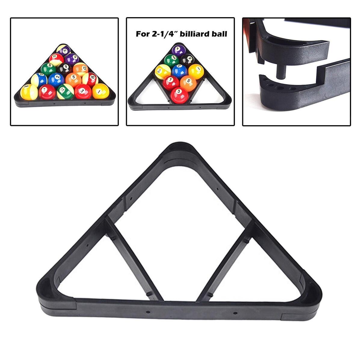Billiard Triangle Ball Rack Holder for 2-1/ 4inch Balls Pool Rack Pool Table