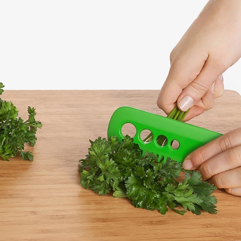 Vegetable Herb Eliminator Leaf Peeler Kale Stripping Comb Multifunctional Slicer