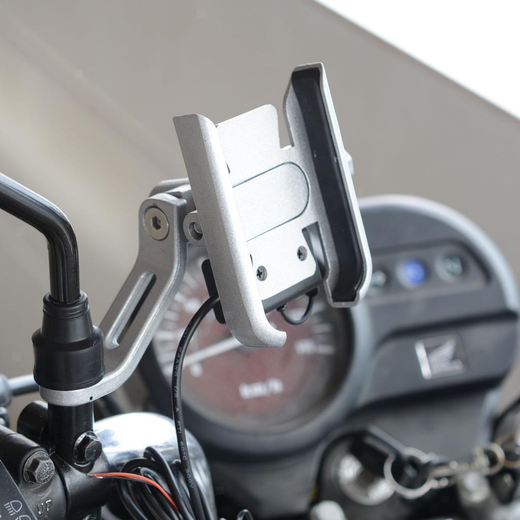 Motorcycle Holder for 4 "-6.5" Smartphones Cast Aluminum Alloy Motorcycle
