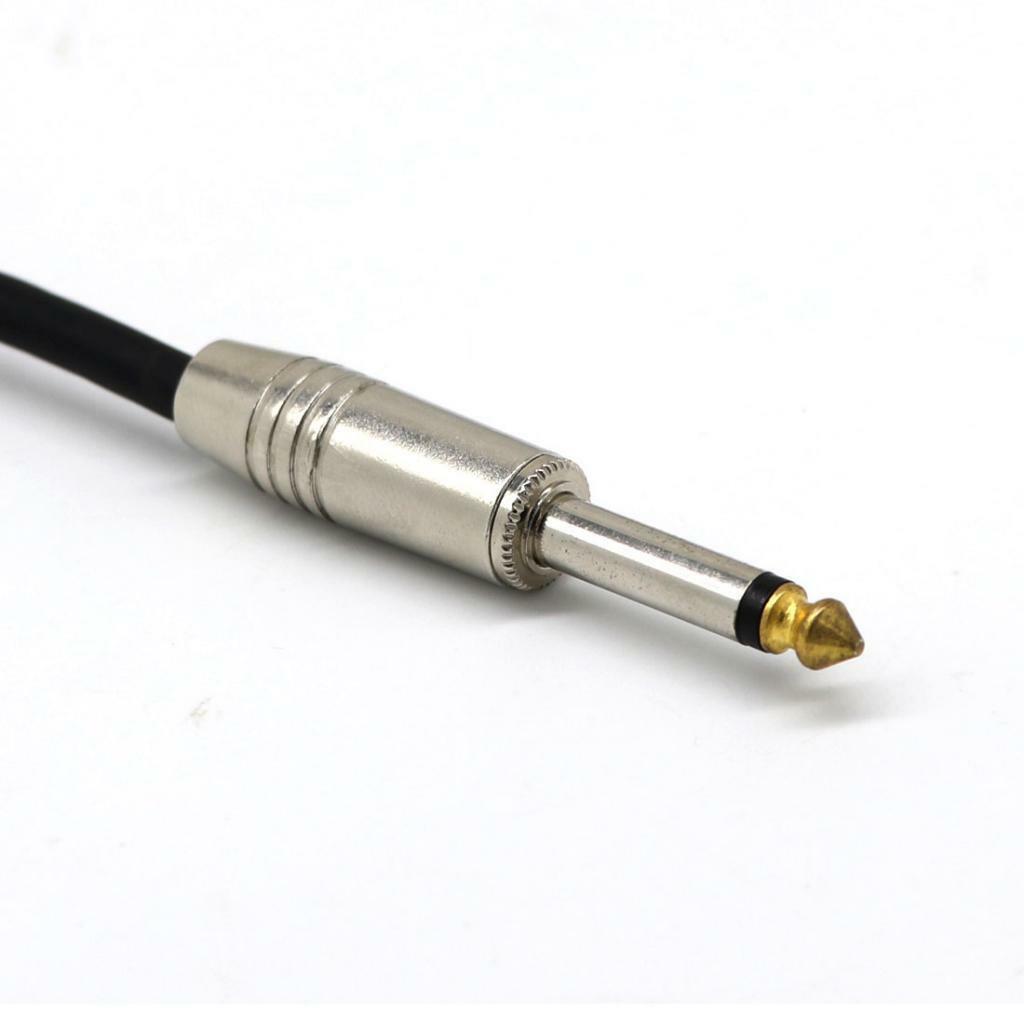 6.35mm 1/4inch  to Dual Fe  For Electric Bass Guitar, Amplifier, Musical