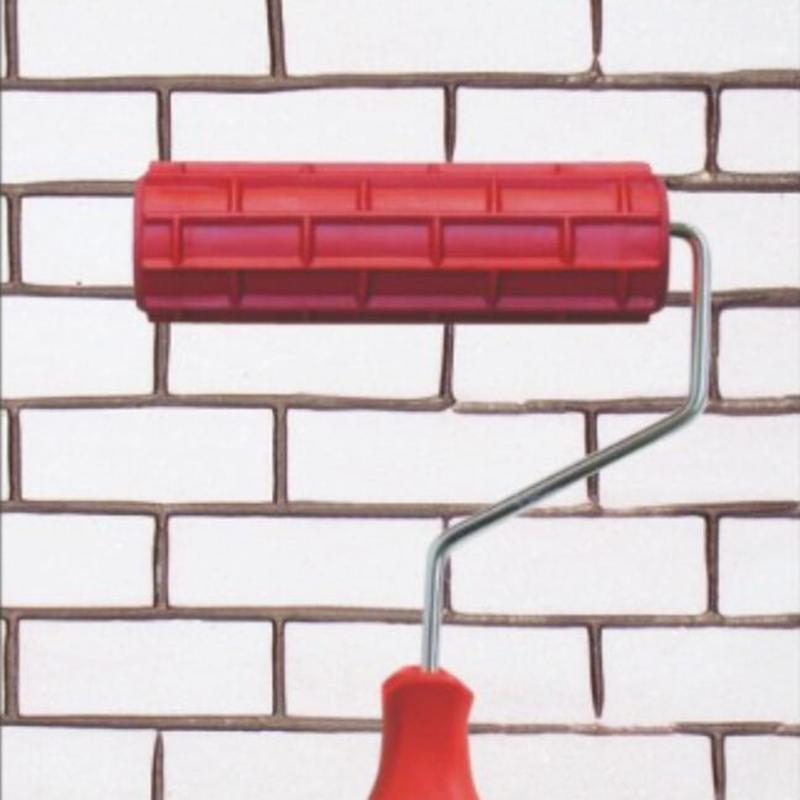 7 Inch Painting Roller Imitation Brick Pattern Embossing Paint Roller Art Brush
