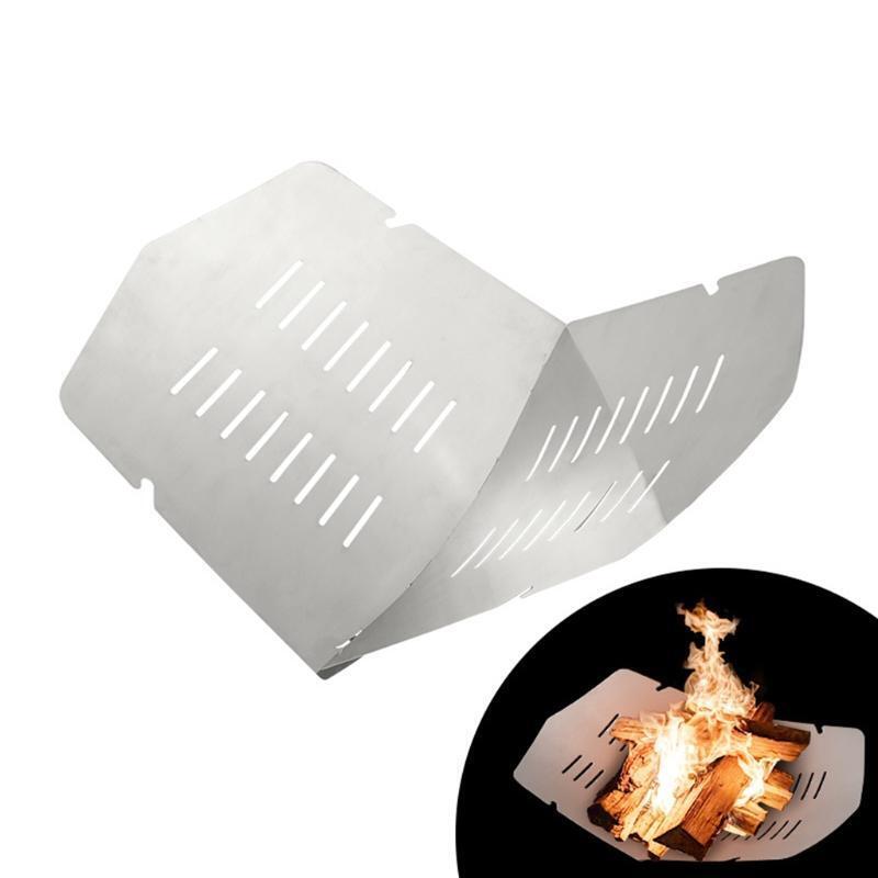 Outdoor Camping Folding Wood Stove Stainless Steel Fire Pit Camping Bonfire Rack