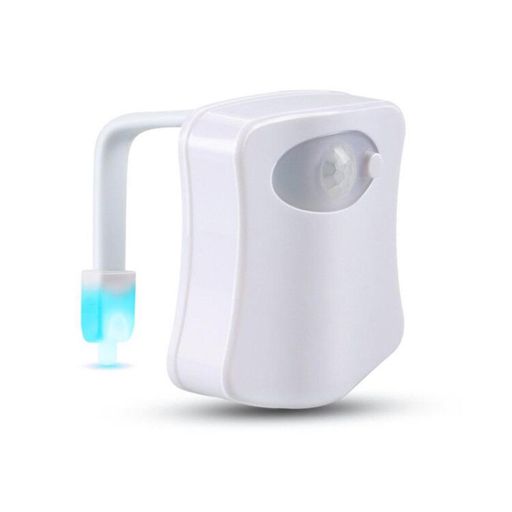 16 Colors LED Toilet Night Light Body Motion Activated Toilet Light