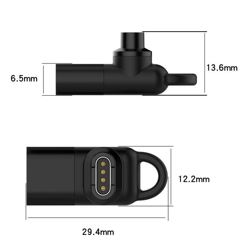 90° USB C to 4p Charger Converter Adapter Cable for D2 Charlie Vivosport Fenix6
