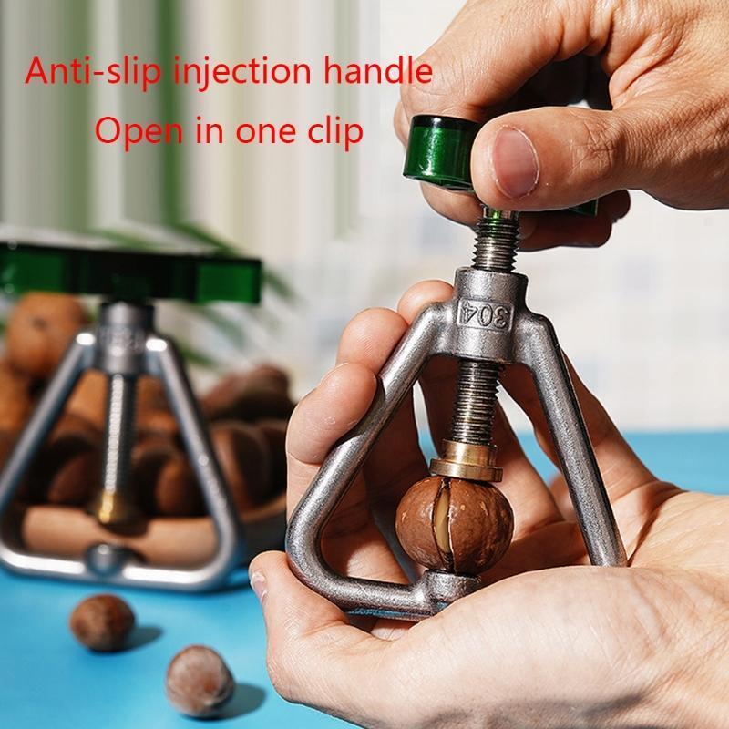 Nut Walnut Cracker Stainless Steel Pecan Cracker Nutcracker Tool for Hazelnuts