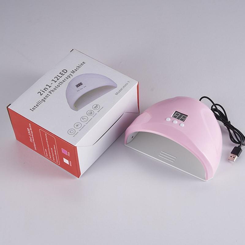 36W Nail Dryer Curing Lamp Uv Led Nail Lamp USB UV Light for Nails 3 Timer Set