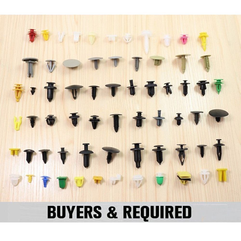 Colourful Car Fastener Auto Bumper Fender Clip Tool Trim Plastic