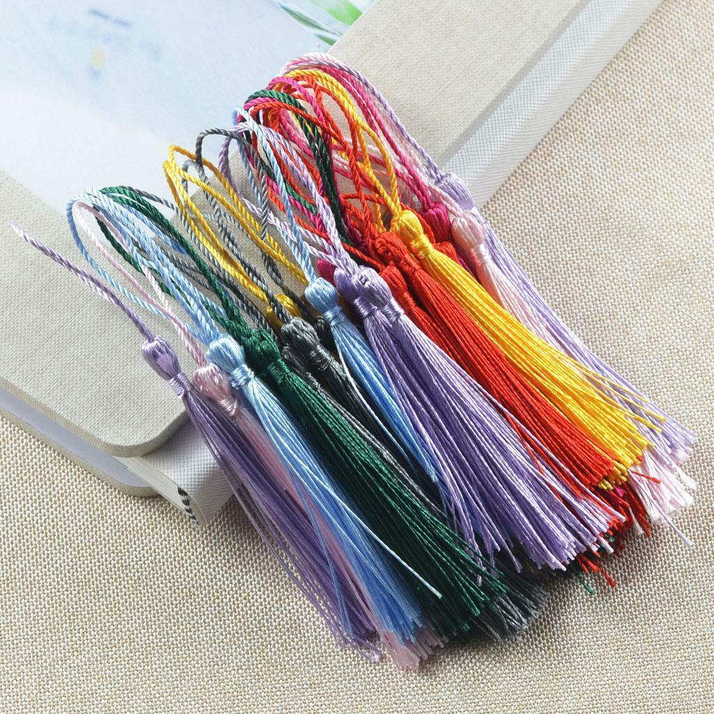150Pcs Mixed Color Bookmark Tassels Classic DIY Making Tassels Pendant