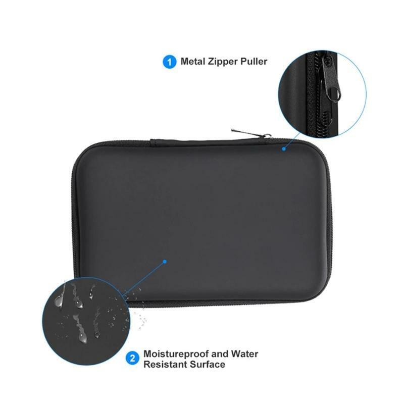 Power Bank Case Hard Case Box For Hard Drive Disk USB Cable Storage Carrying