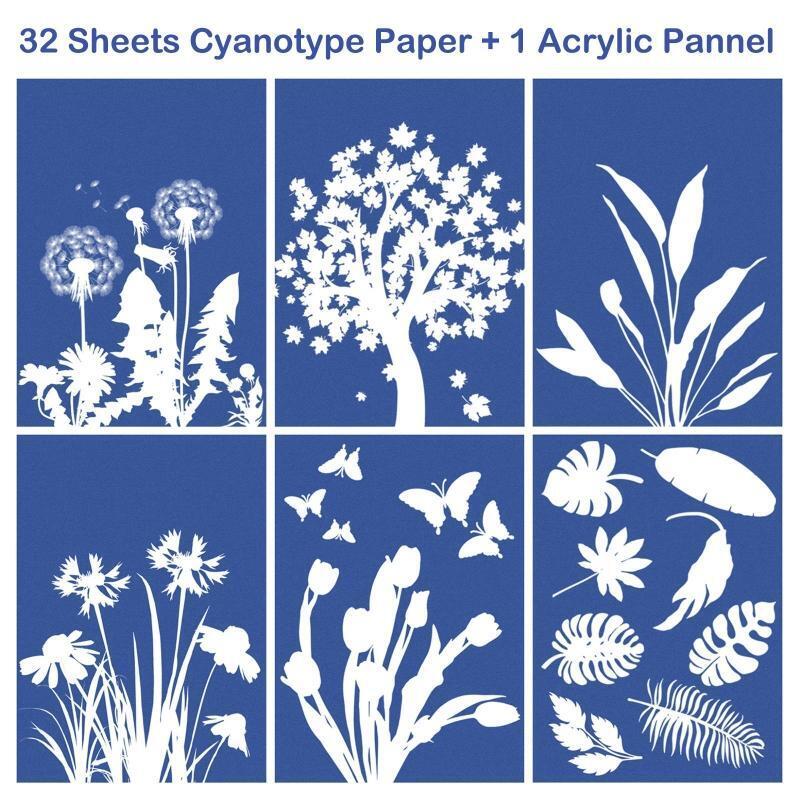 A5 Solar Drawing Paper Sensitive Sun Printing Natural Printing Paper for Crafts