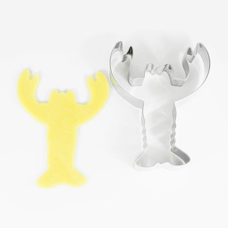 Stainless Steel Cake Decoration Fondant Cake Mold Baking Utensils Lobster Shape