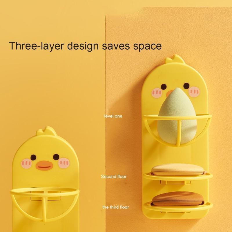 Beauty Egg Shelf Exquisite Puff Organizer Holder Multifunctional Storage Rack