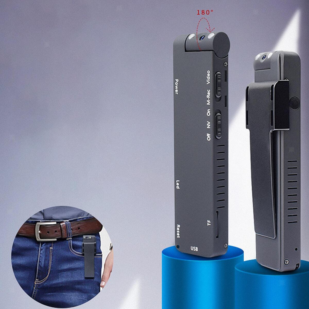 harayaa Portable Body Cameras, Mini 1080P HD Camera for Body Use, Bicycle
