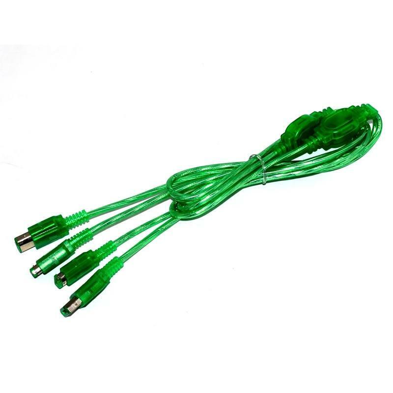 1.5m 2 Player Game Link Cable Connection Cord Connect Wire Line for GB GBC GBP