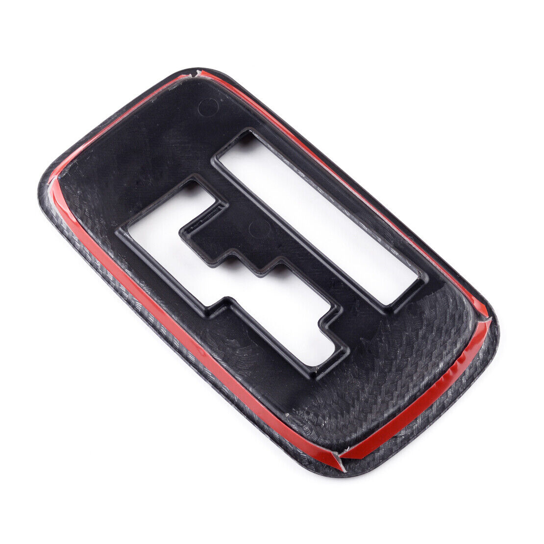 Carbon Fiber Look Gear Shift Panel Cover Trim Fit For Mitsubishi Outlander 13-20