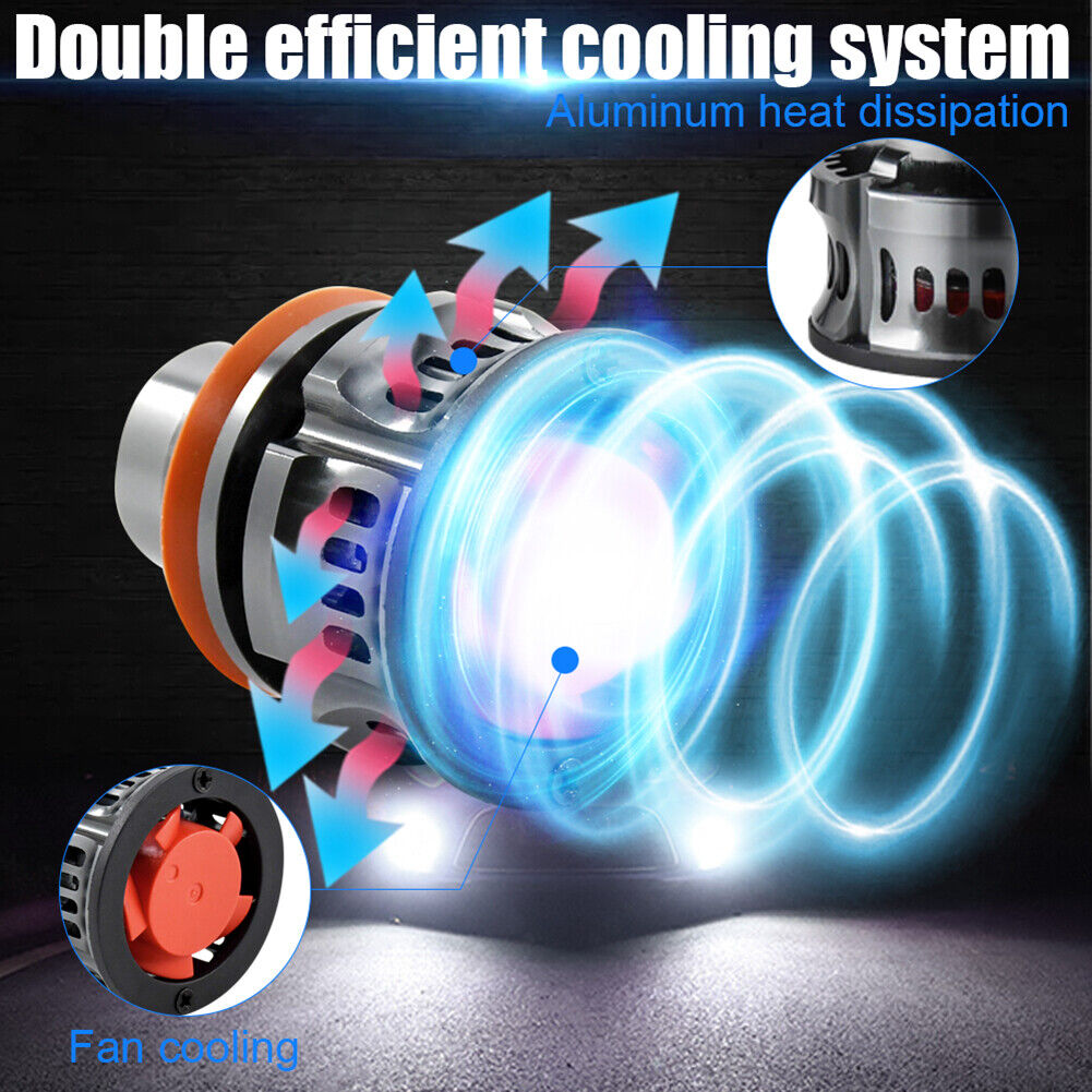 2pcs H11 30W Car Fog LED Light with Lens Auto Vehicle Lamp Foggy Rainy Bulb