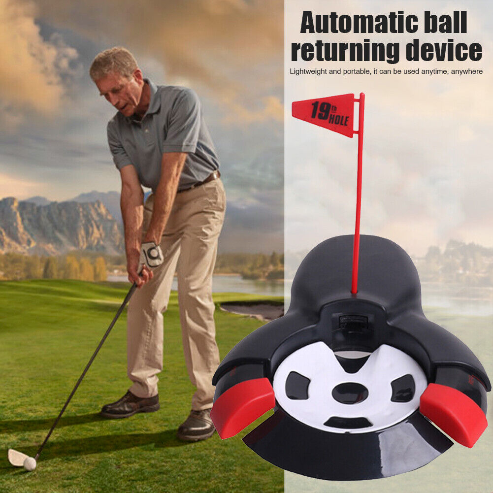 Automatic Golf Ball Returner Putting Cup Indoor Golf Practice Train Device
