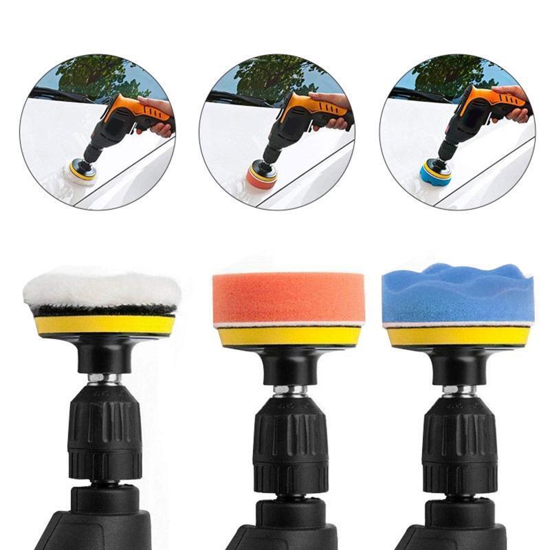 Auto Car Wax Applicator Waxing Buffing Pad Polishing Pads Compound Polisher Tool