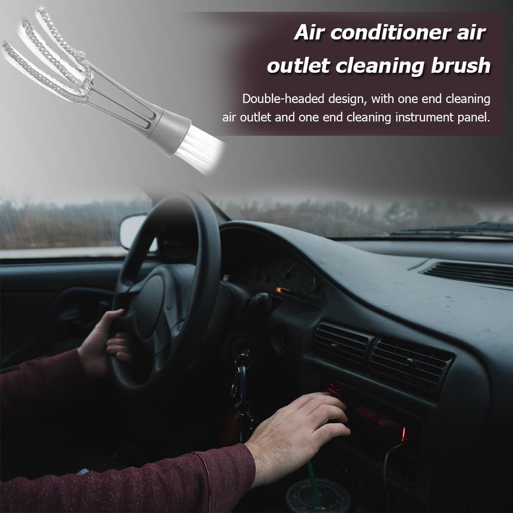 Car Clean Brush Versatile Vent Slit Brush Blinds Keyboard Cleaning Brush