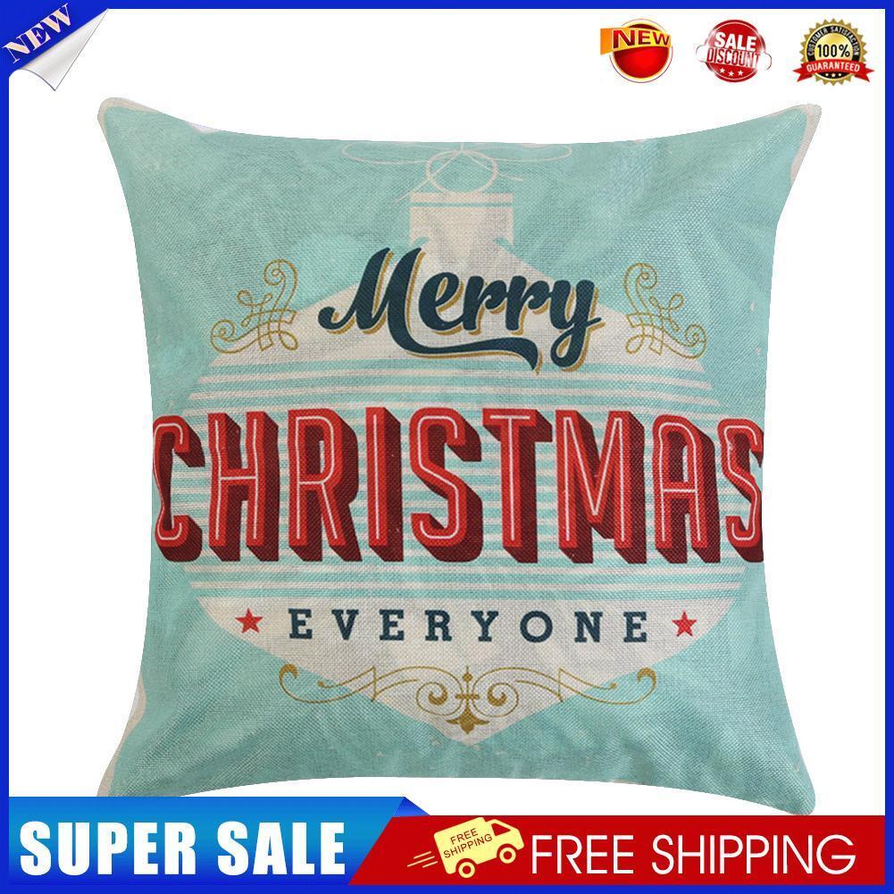 Merry Christmas Pattern Sofa Car Throw Cushion Pillow Cover Decor Gift(03)