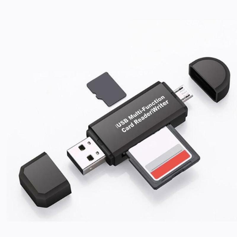 USB 2.0 Micro Card Reader Portable Memory Card Reader Micro- USB 2.0 OTG Adapter