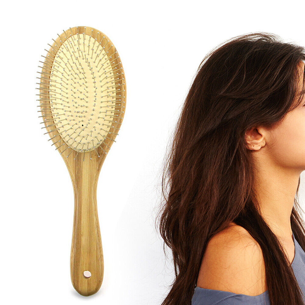 Bamboo Airbag Comb Massage Hairbrush Anti-skid Breathable Soft Comb (B)