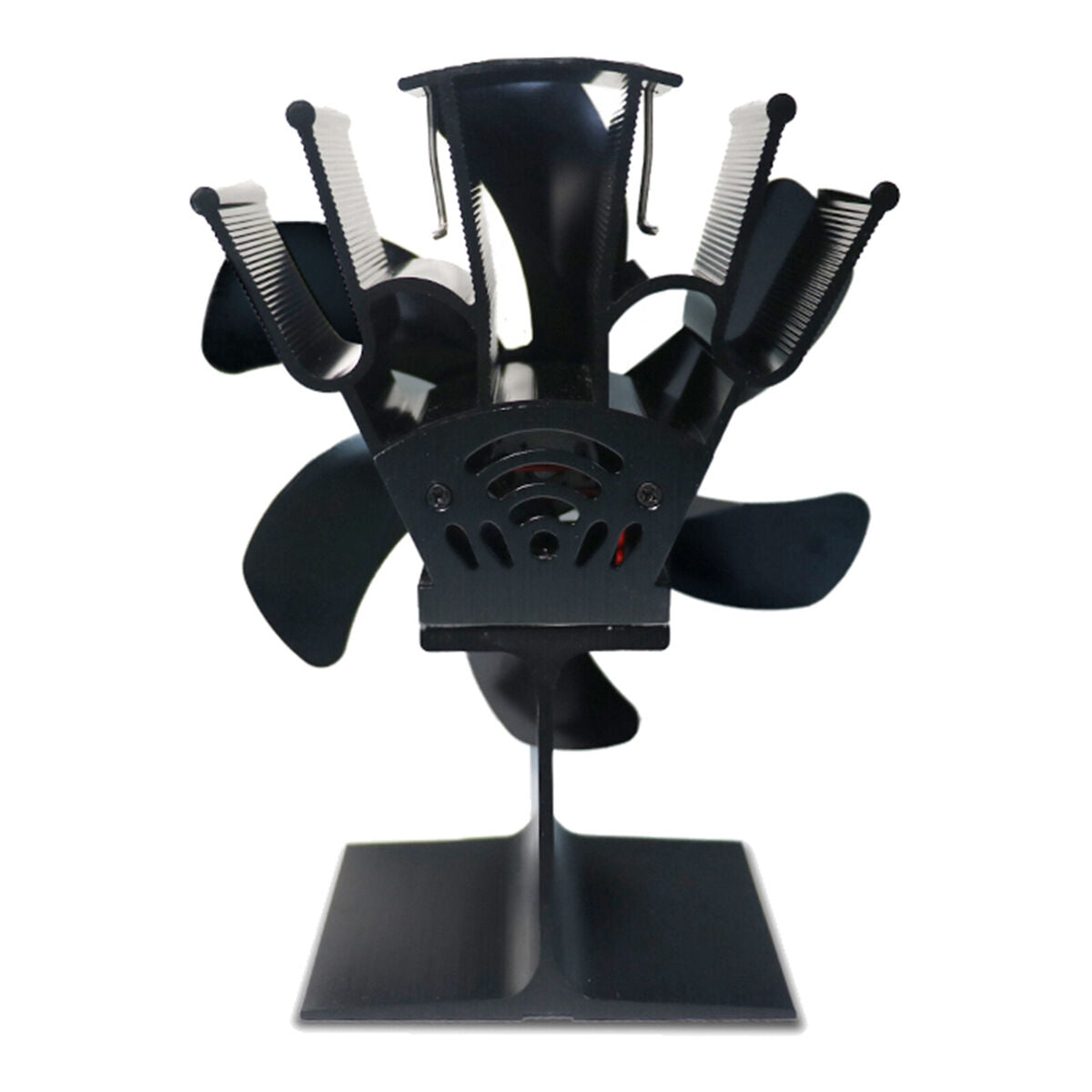 Fireplace Fan Heat Powered  Stove Eco 6-Blade  Motor with Temperature