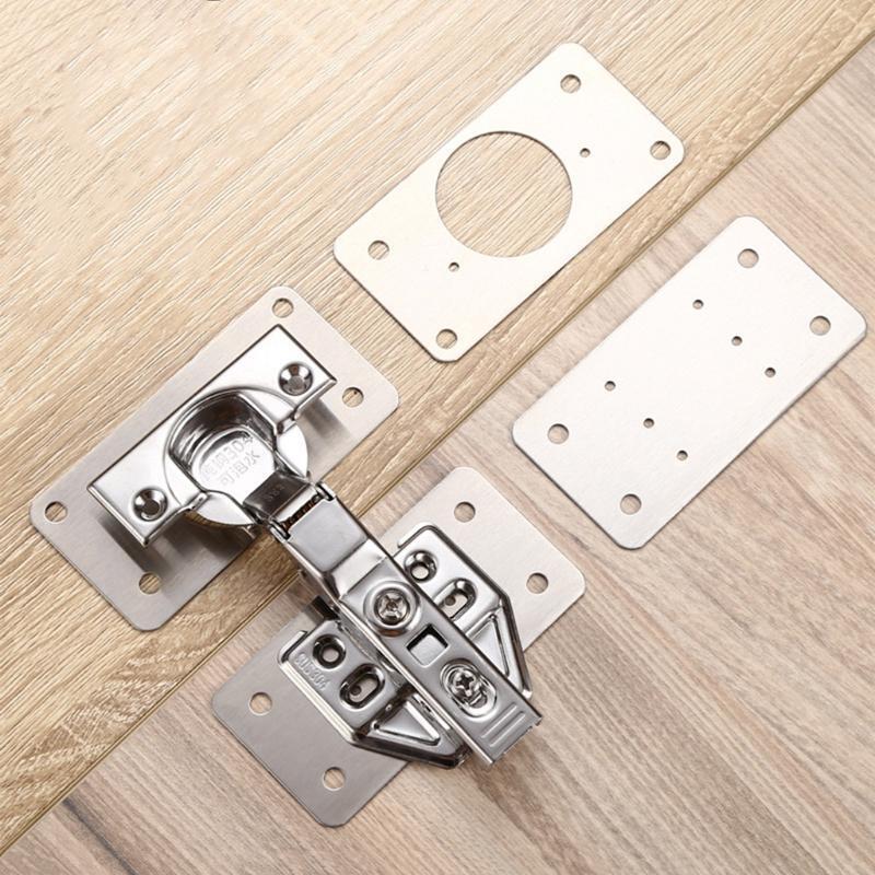 Hinge Repair Plate Rust Resistant Steel Home Improvement Furniture Repair Tool